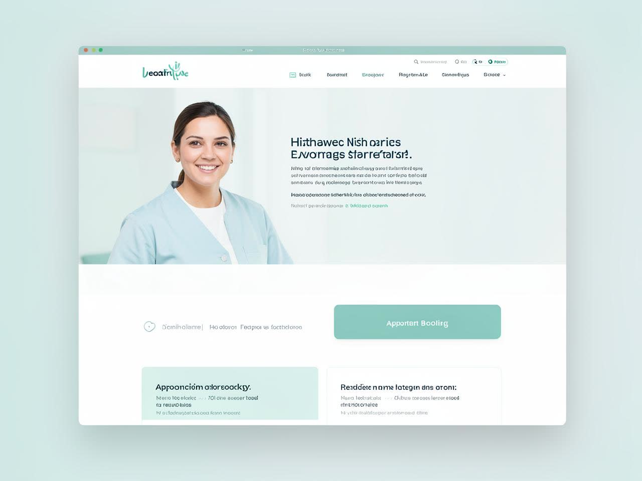 Modern Dental Clinic website design concept by WebBuild Agency