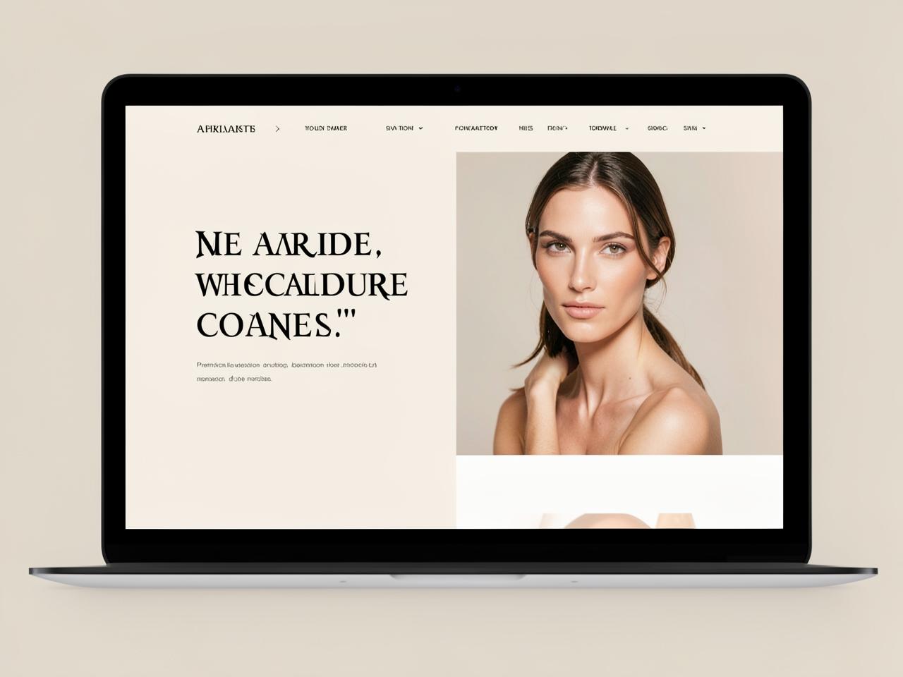 Makeup Artist Studio mobile website design