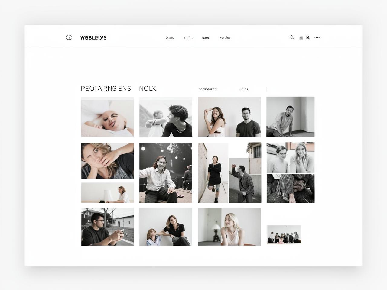 Photographer Portfolio website design concept by Sahil’s Web