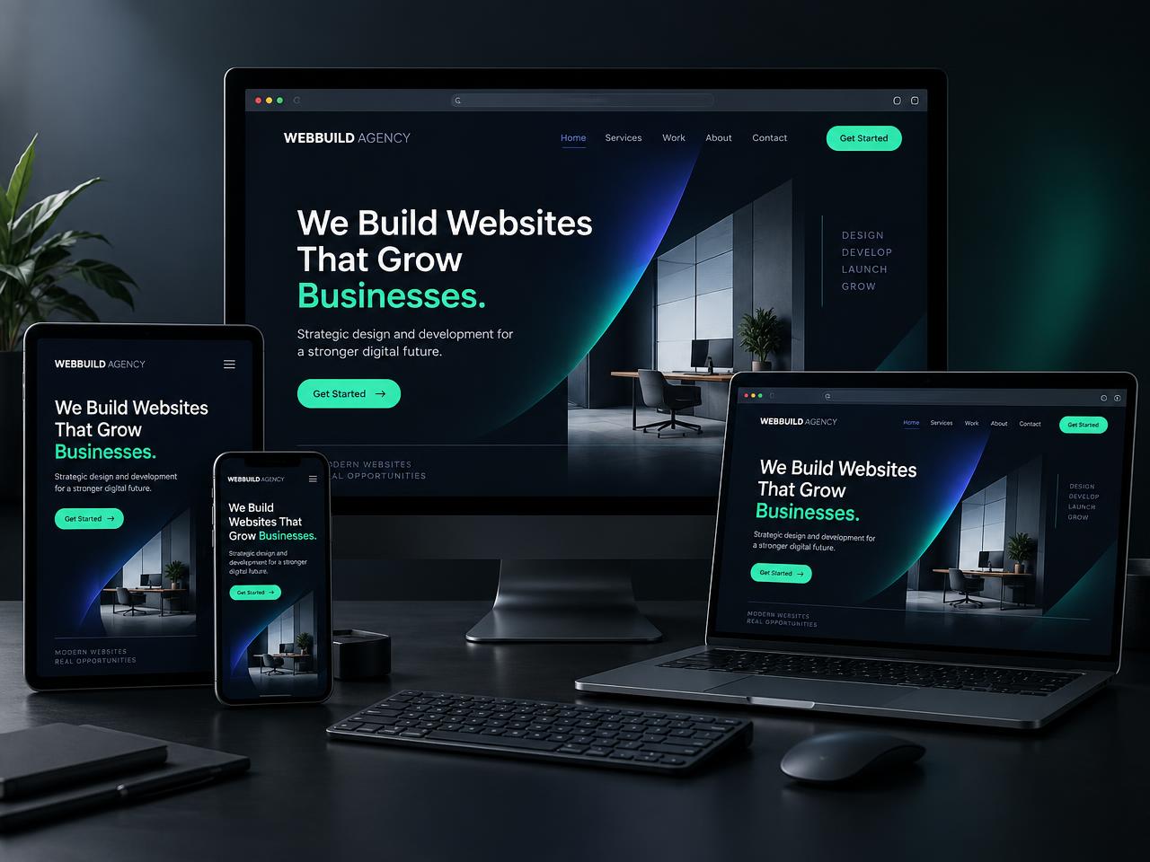 WebBuild Agency — Agency Website website design — full page preview